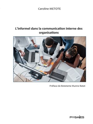 cover image of L'informel dans la communication interne des organisations